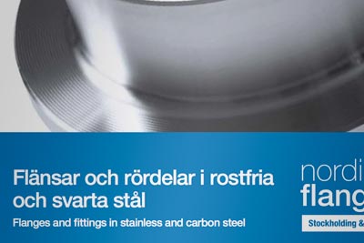 Flänsar och rördelar i rostfria och svarta stål